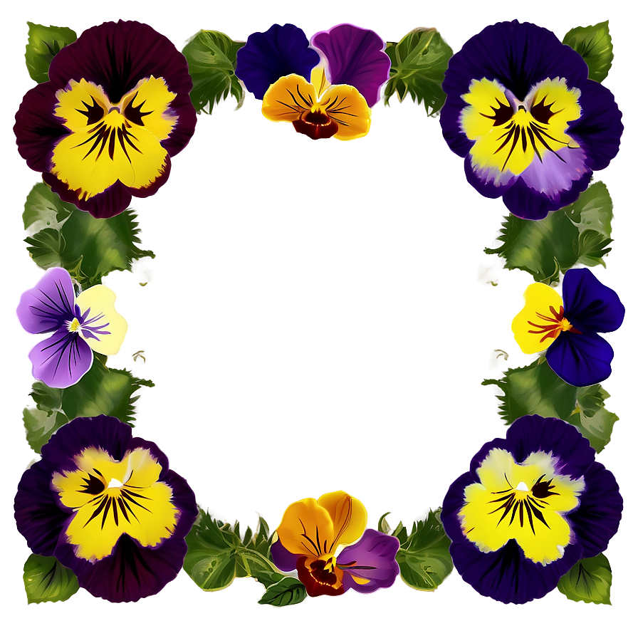 Pansy Frame Png 06232024