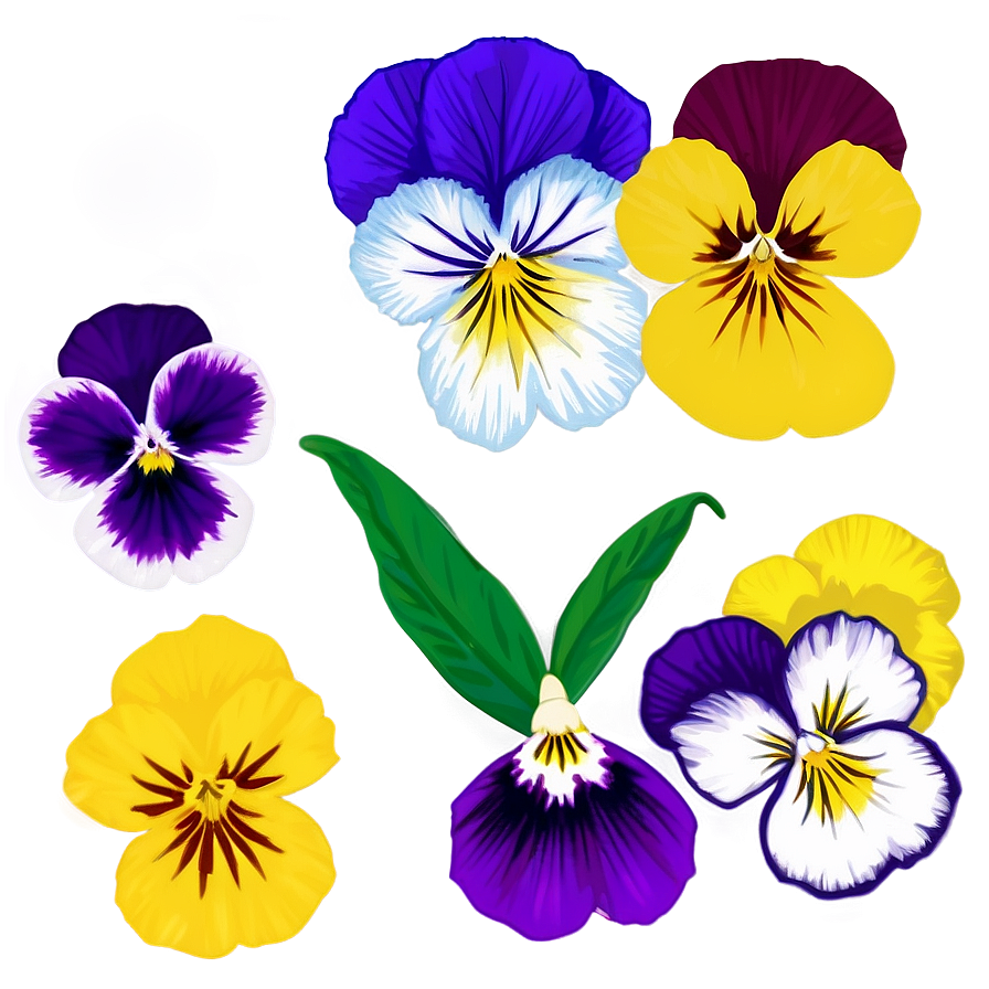 Pansy Petals Png 10