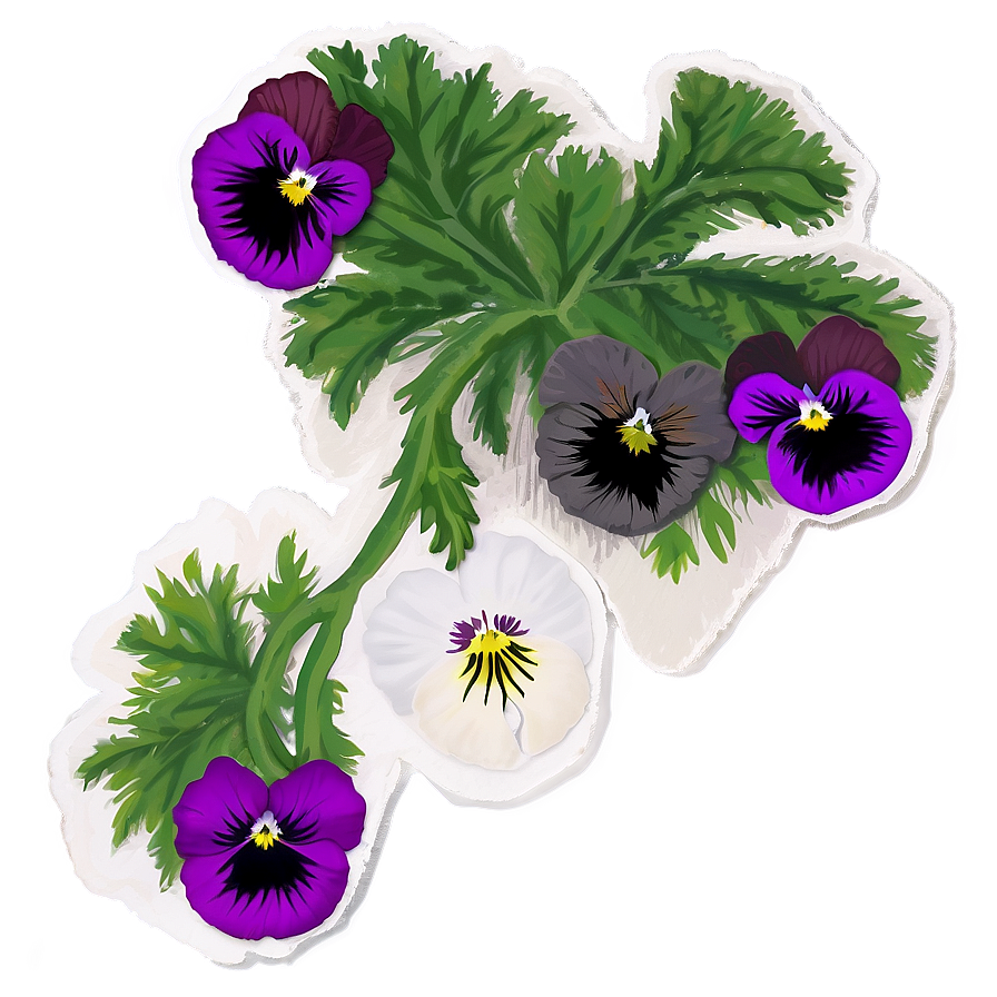 Pansy Seed Packet Png 11