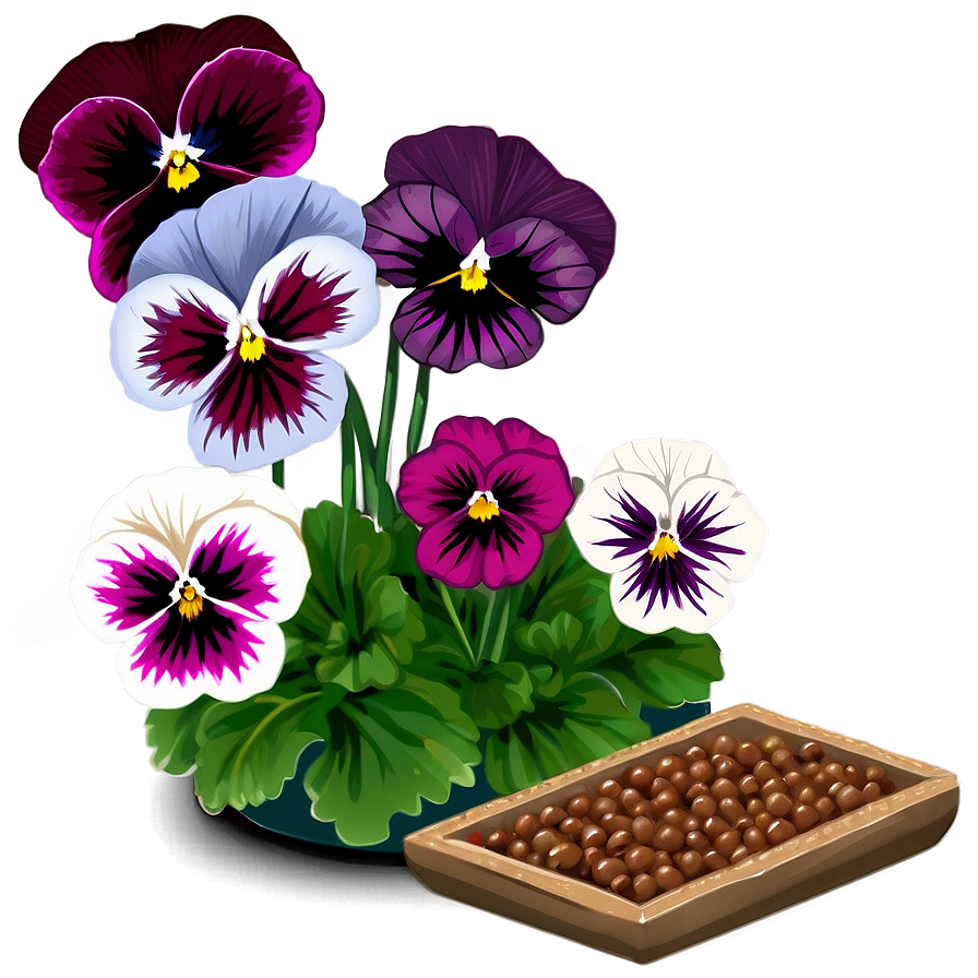 Pansy Seed Packet Png 5