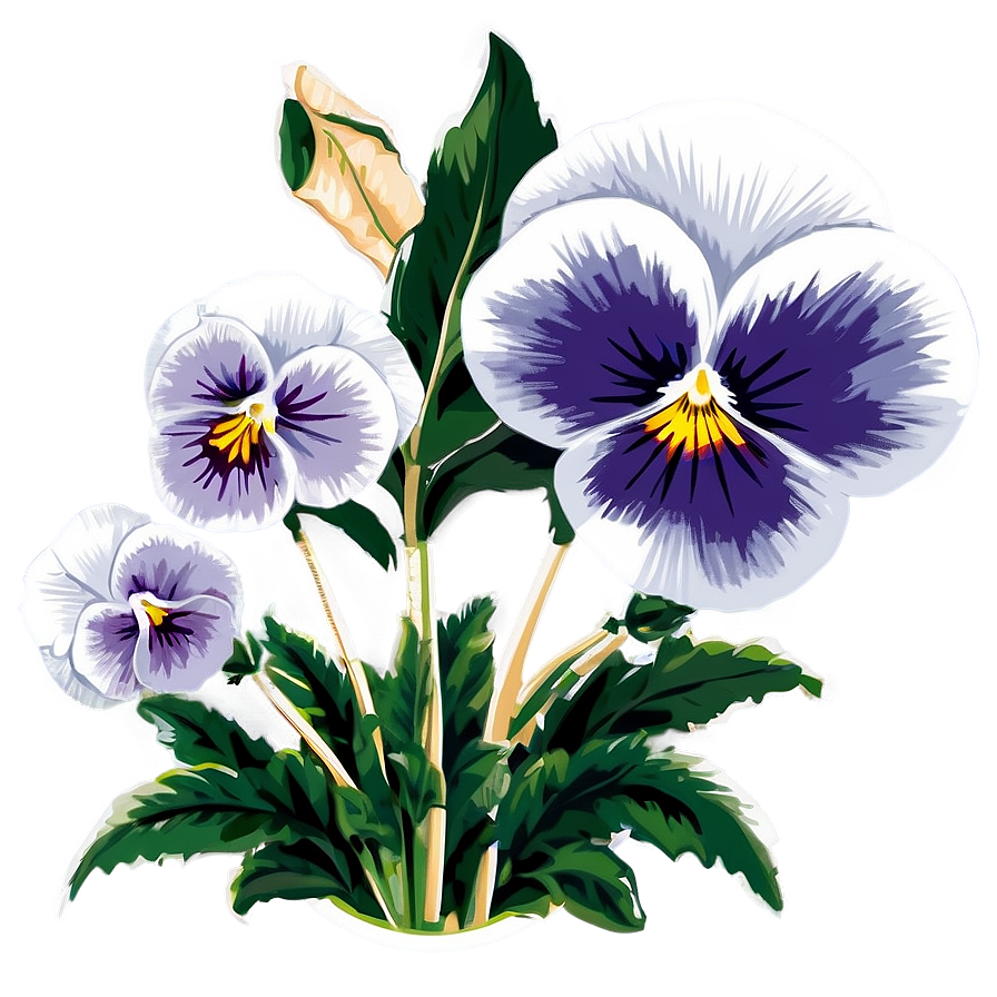 Pansy Vector Png 06232024