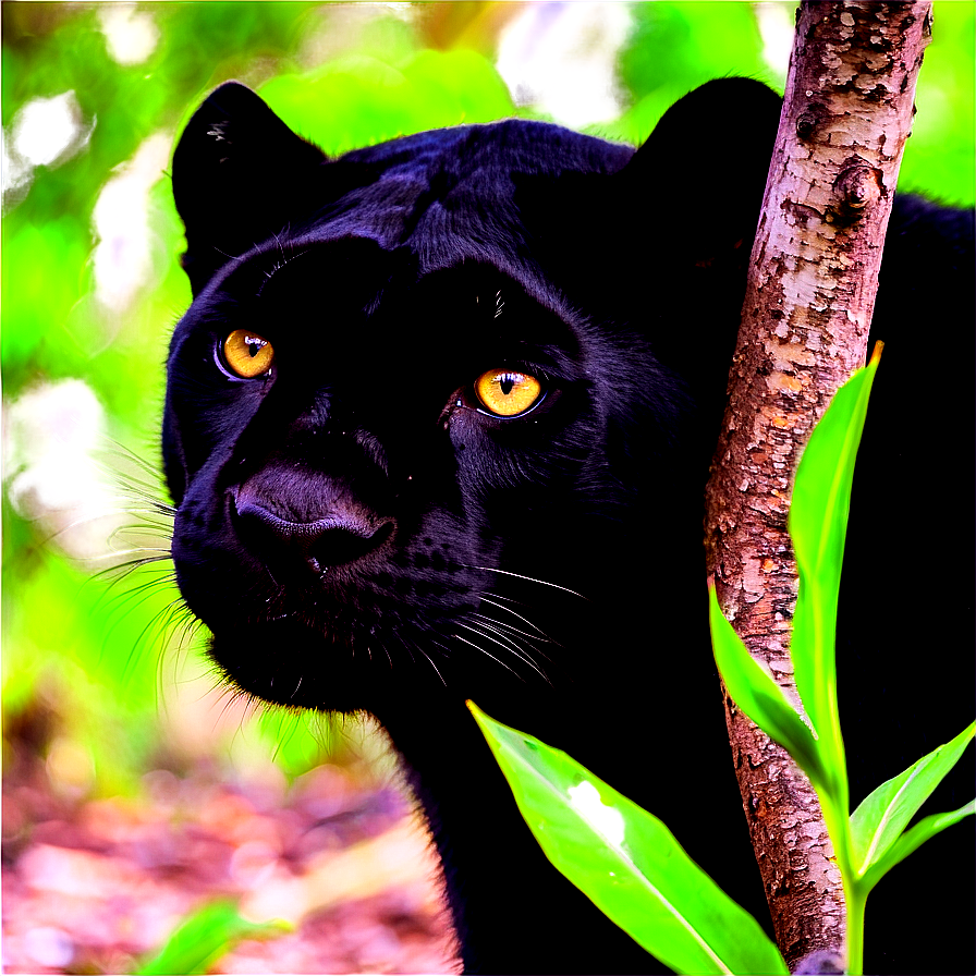 Panthers In Habitat Conservation Png Rss