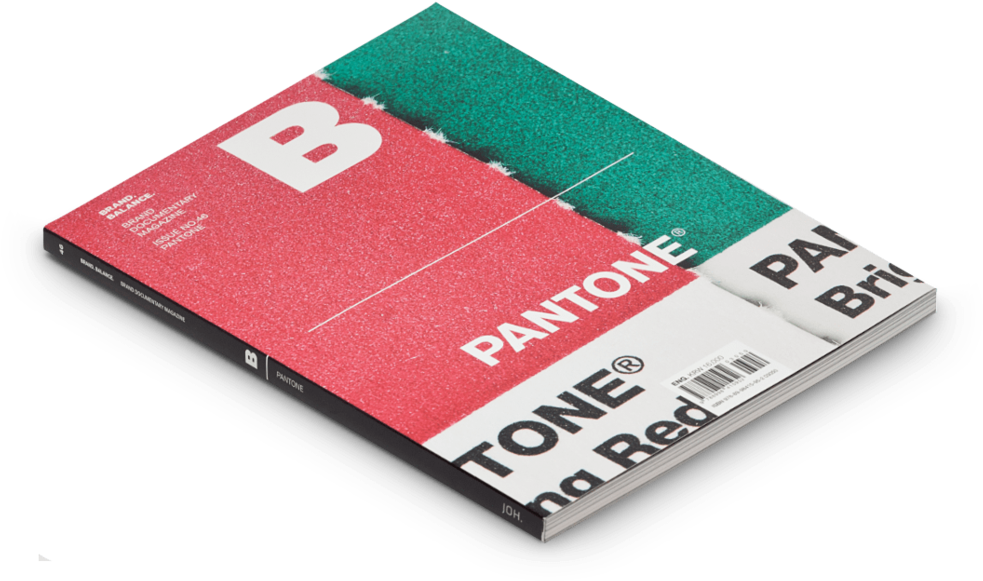 Pantone Themed Magazine Cover