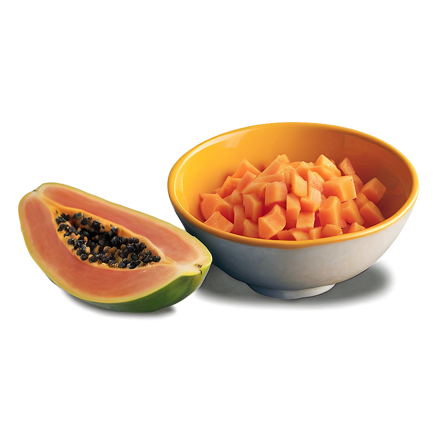 Papaya Bowl Png Lsx12