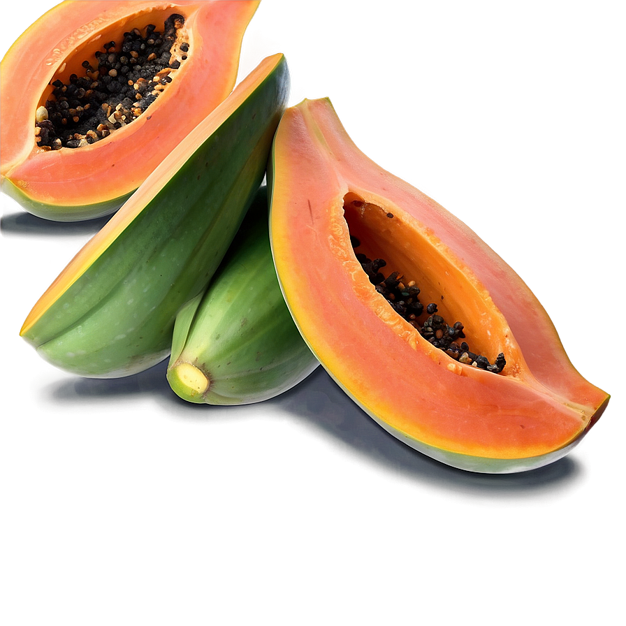 Papaya Piece Png 06122024