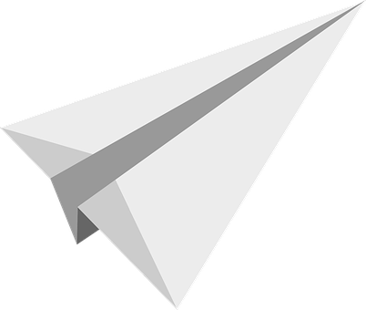 Paper Airplane Vector Illustration