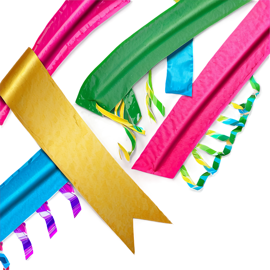 Paper Banner Streamers Png 70