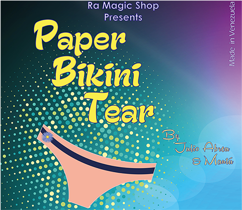 Paper Bikini Tear Magic Trick Poster