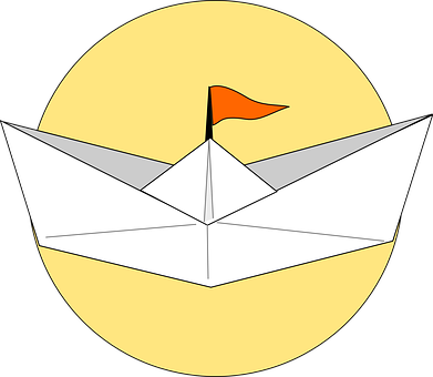 Paper Boat Illustration