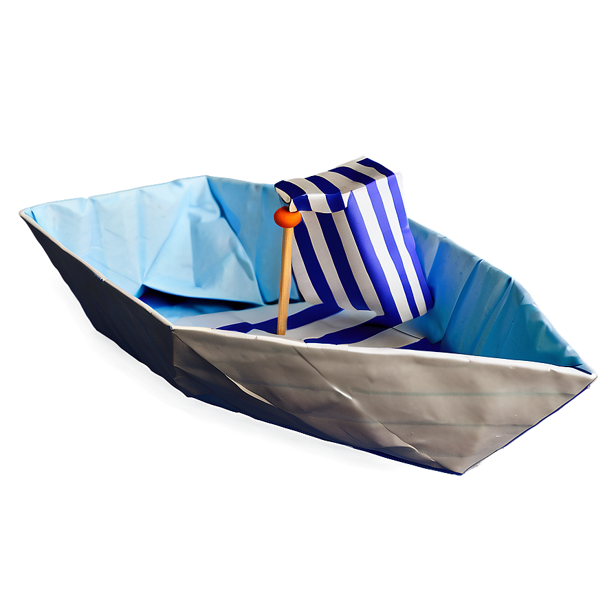 Paper Boat With Flag Png 44