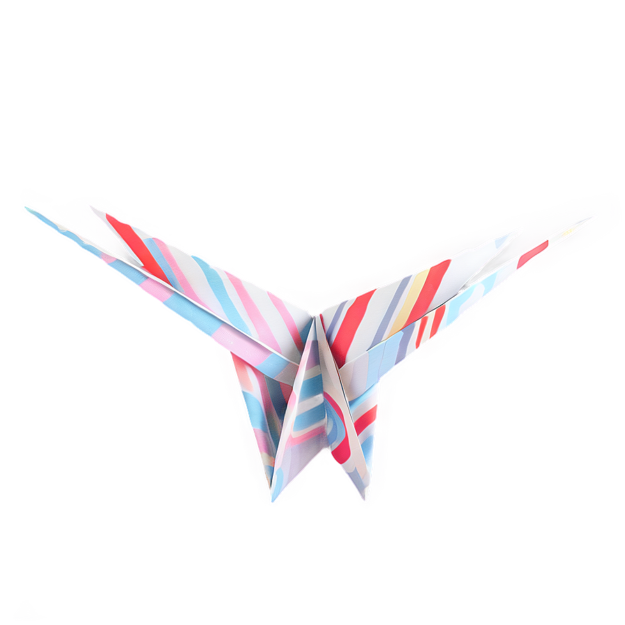 Paper Crane With Pattern Png 06282024