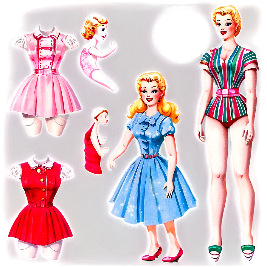 Paper Doll Figures Png Unh34