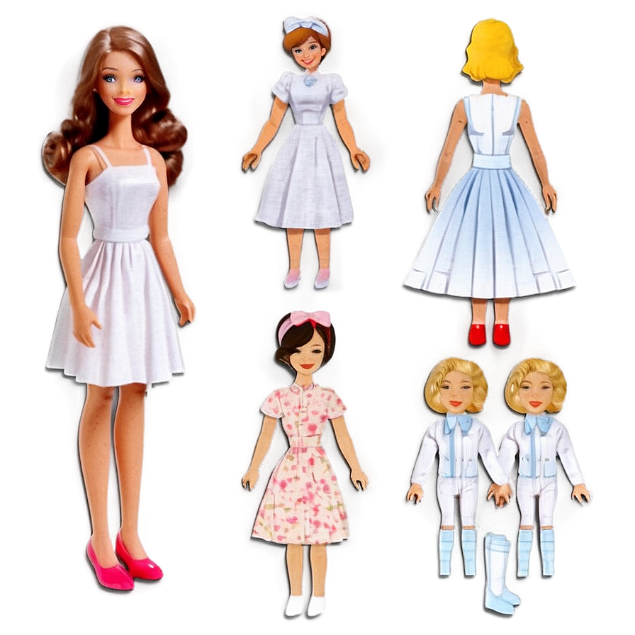 Paper Doll Figures Png Yjy59