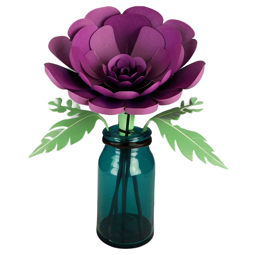 Paper Flower Centerpiece Png 17