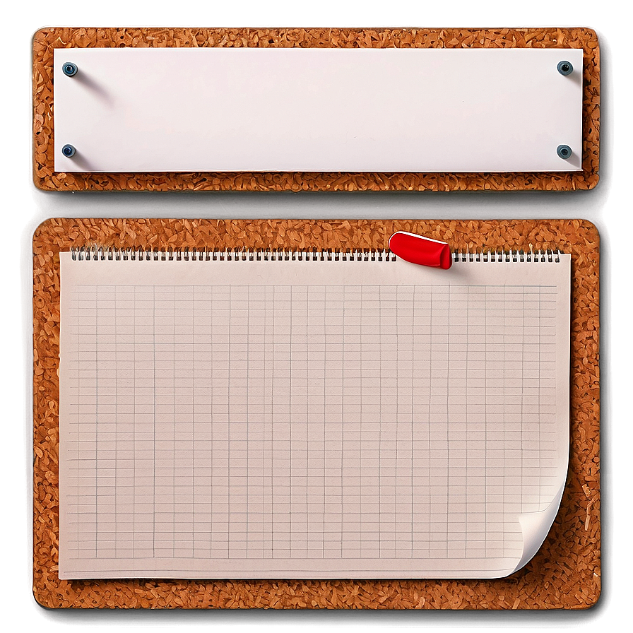 Paper Note On Cork Board Png Idm