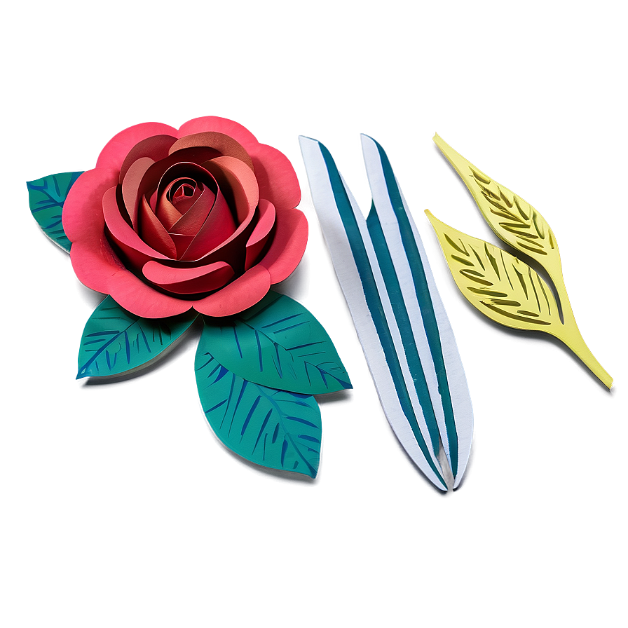 Paper Roses Diy Png 35