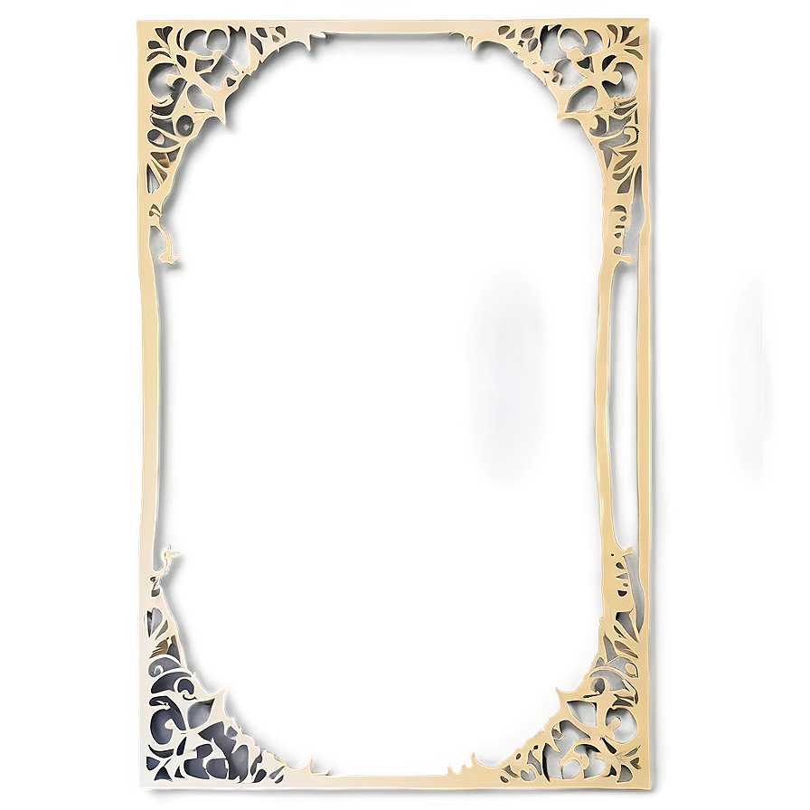 Papercut Decorative Frame Png 06292024