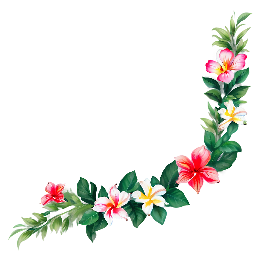 Paradise Border Graphic Png Osf