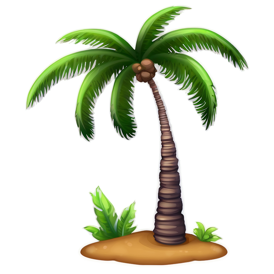 Paradise Palm Tree Emoji Png 25