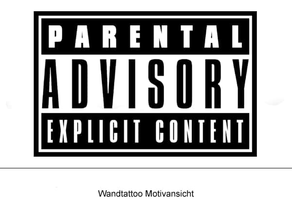 Parental Advisory Explicit Content Label