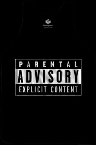 Parental Advisory Explicit Content Tank Top