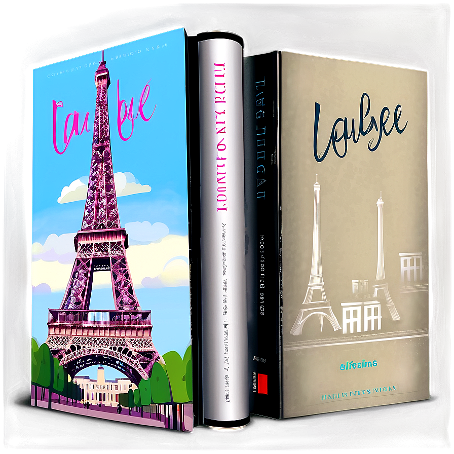 Paris Inspired Book Cover Design Png Gjr50