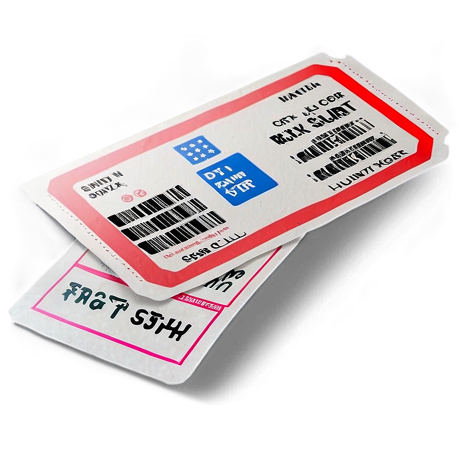 Parking Lot Ticket Png 87