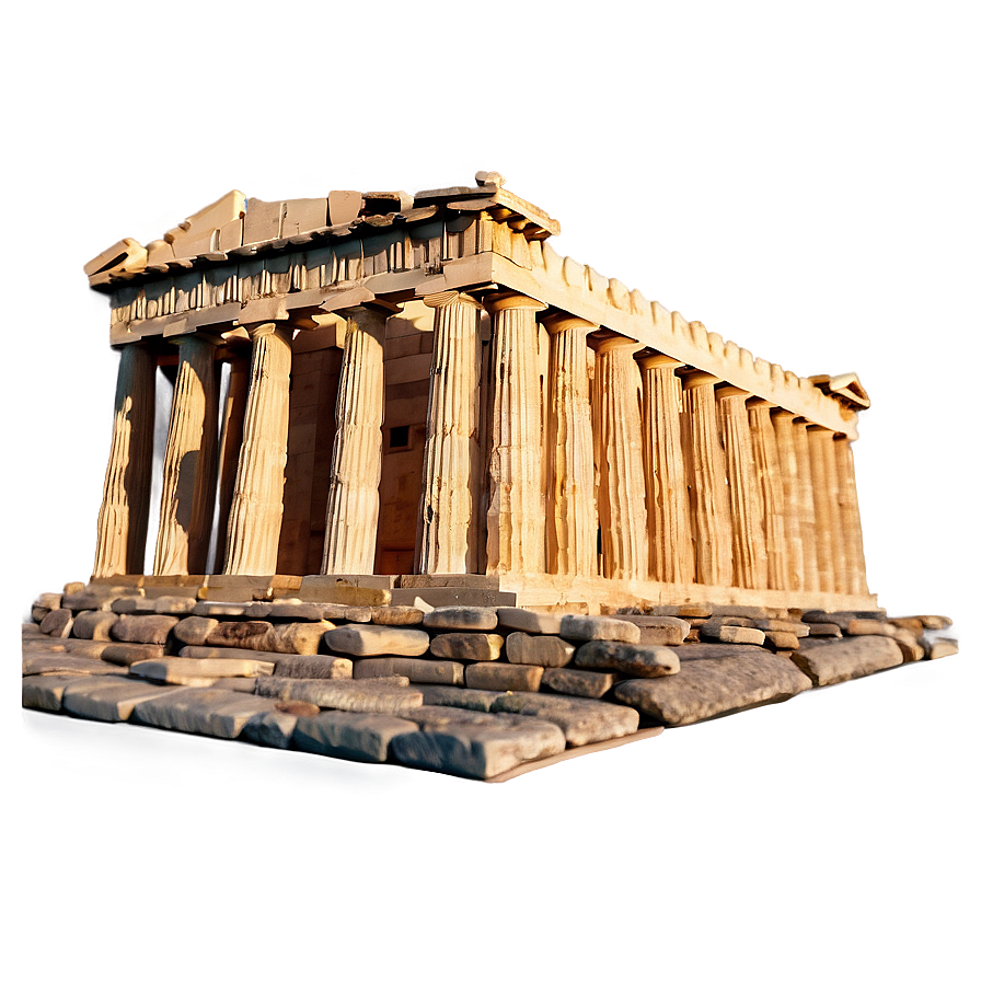 Parthenon Golden Hour Png 06252024