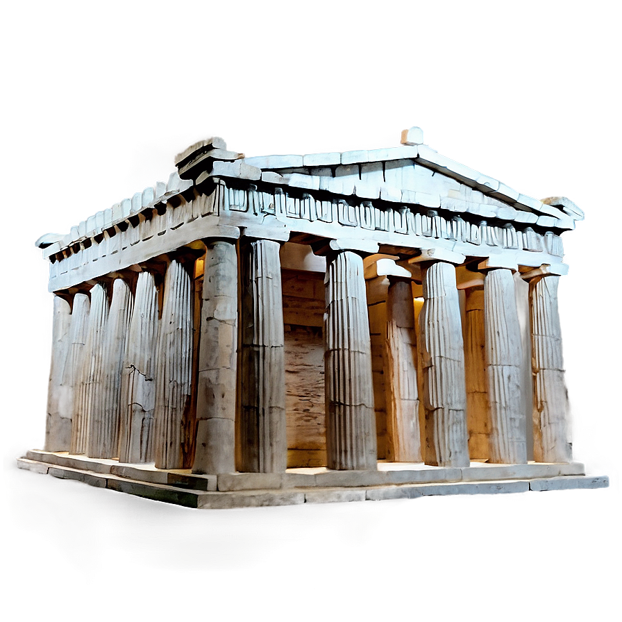 Parthenon Night View Png Fnl