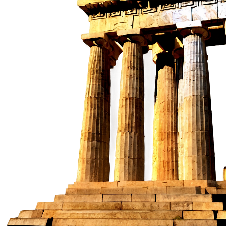 Parthenon Night View Png Orc