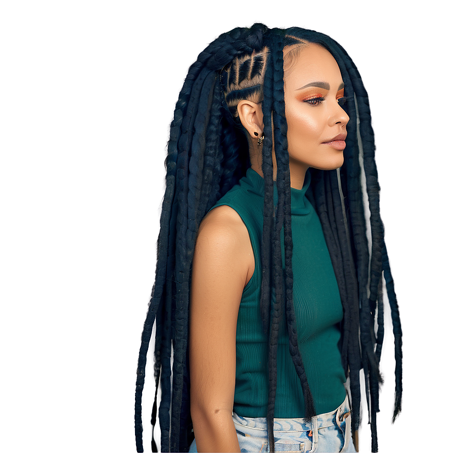 Partial Dreadlocks Styles Png Cvy