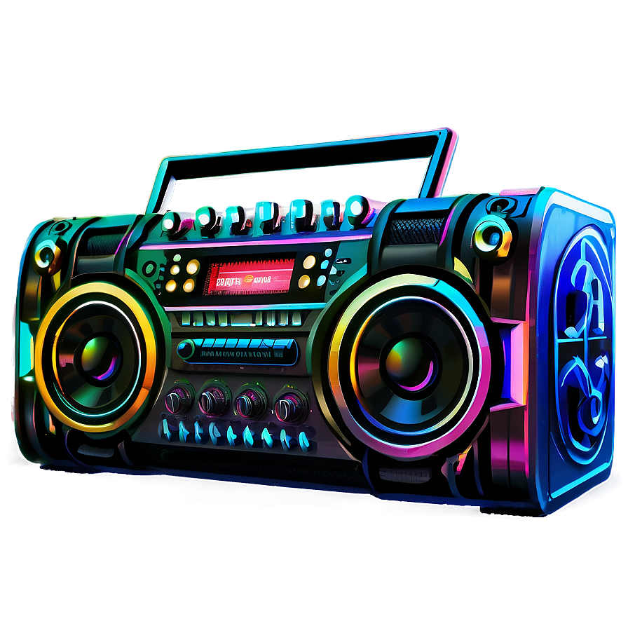 Party Boombox Png 05242024