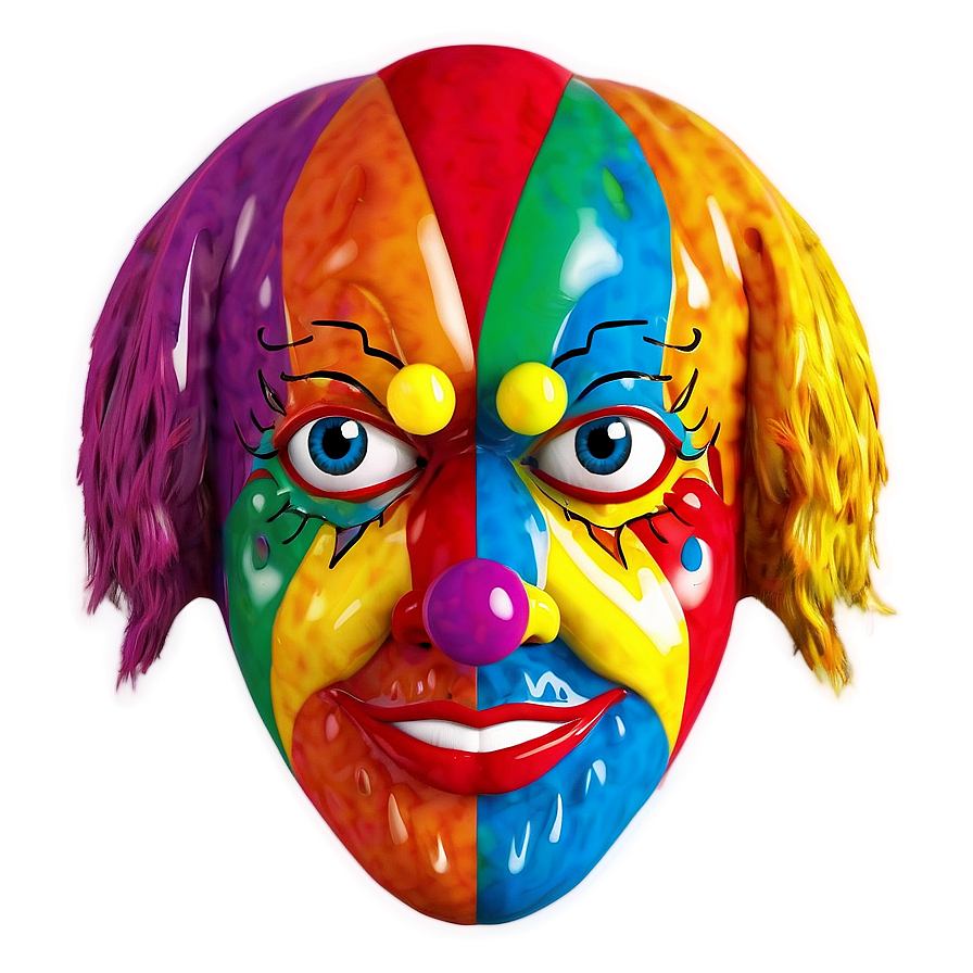 Party Clown Face Image Png Ajm44