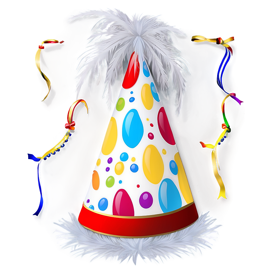 Party Hat With Feathers Png Jrn60