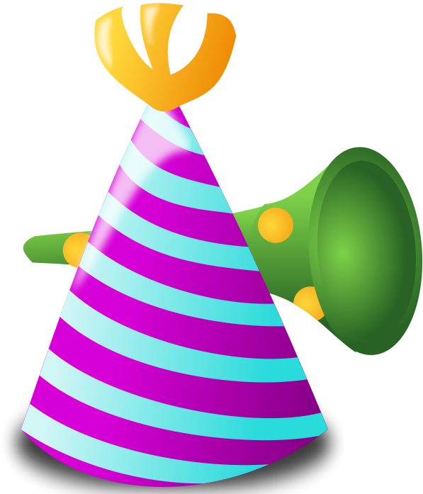 Party Hatand Noise Maker Clipart