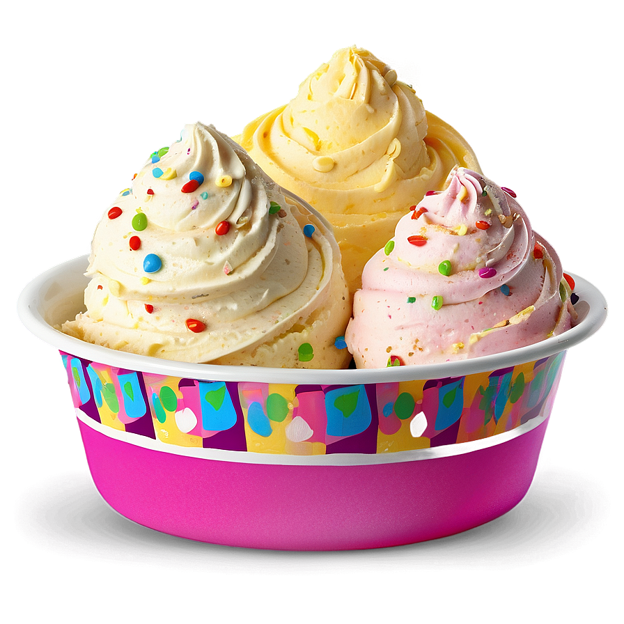 Party Ice Cream Cup Png 2