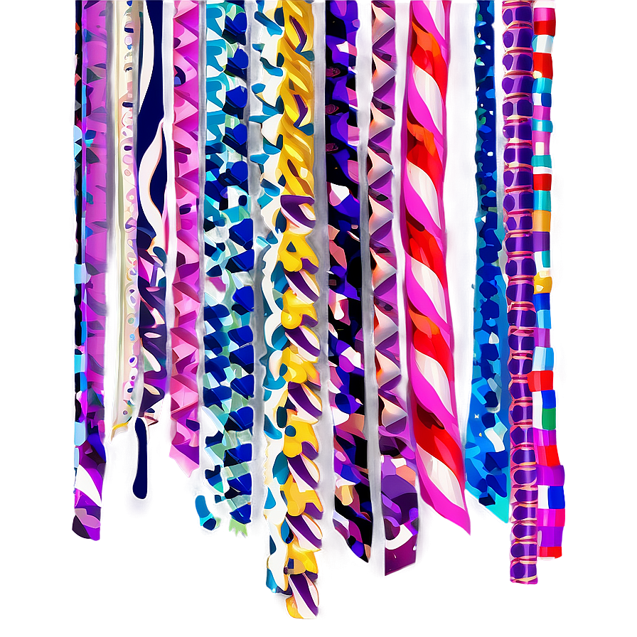 Party Streamers Confetti Png Ksx