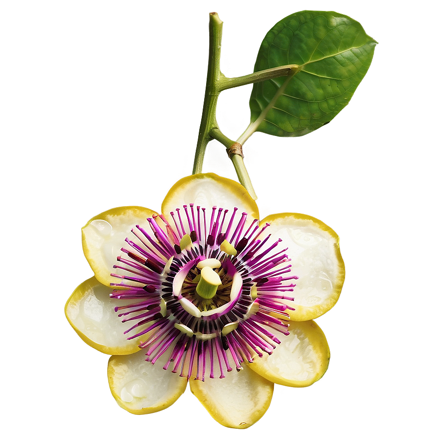 Passion Fruit Flower Blossom Png Kcs26