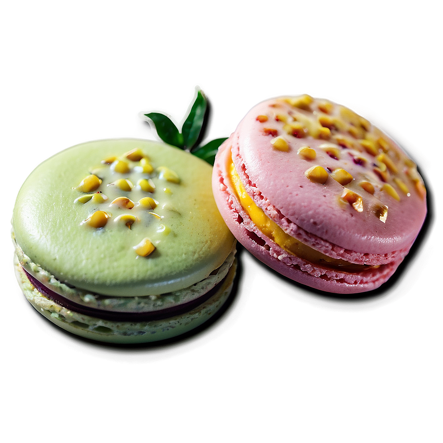 Passion Fruit Macaron Png 06122024