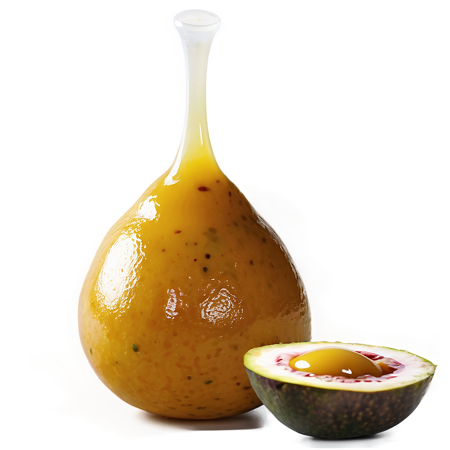 Passion Fruit Sauce Drizzle Png 06252024