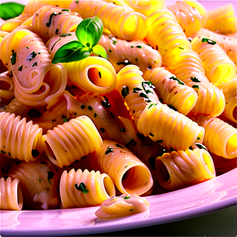 Pasta In White Sauce Png Fbj