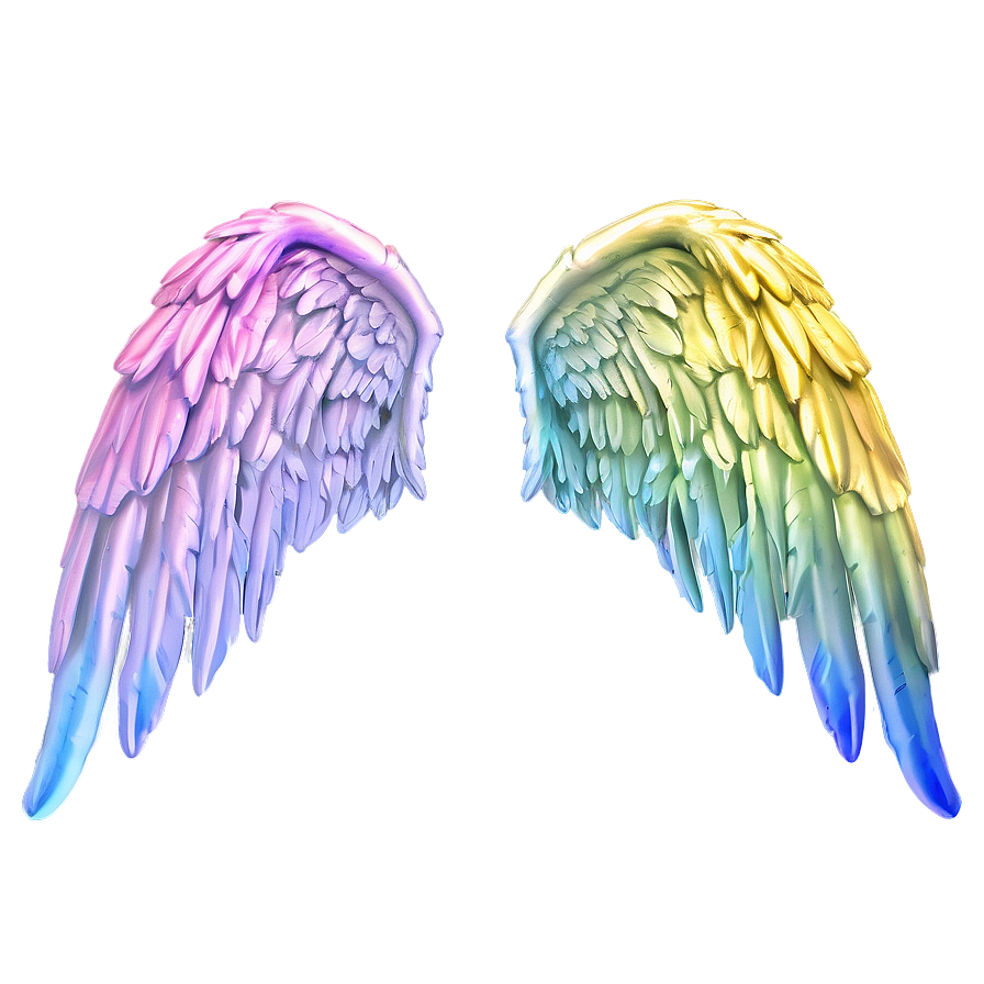 Pastel Angel Wings Background Png 05042024