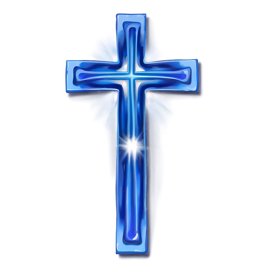 Pastel Blue Cross Png 1