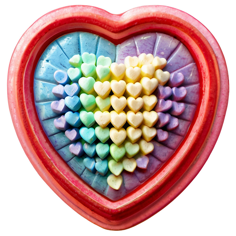 Pastel Candy Heart Png 56