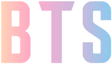 Pastel Colored B T S Logo