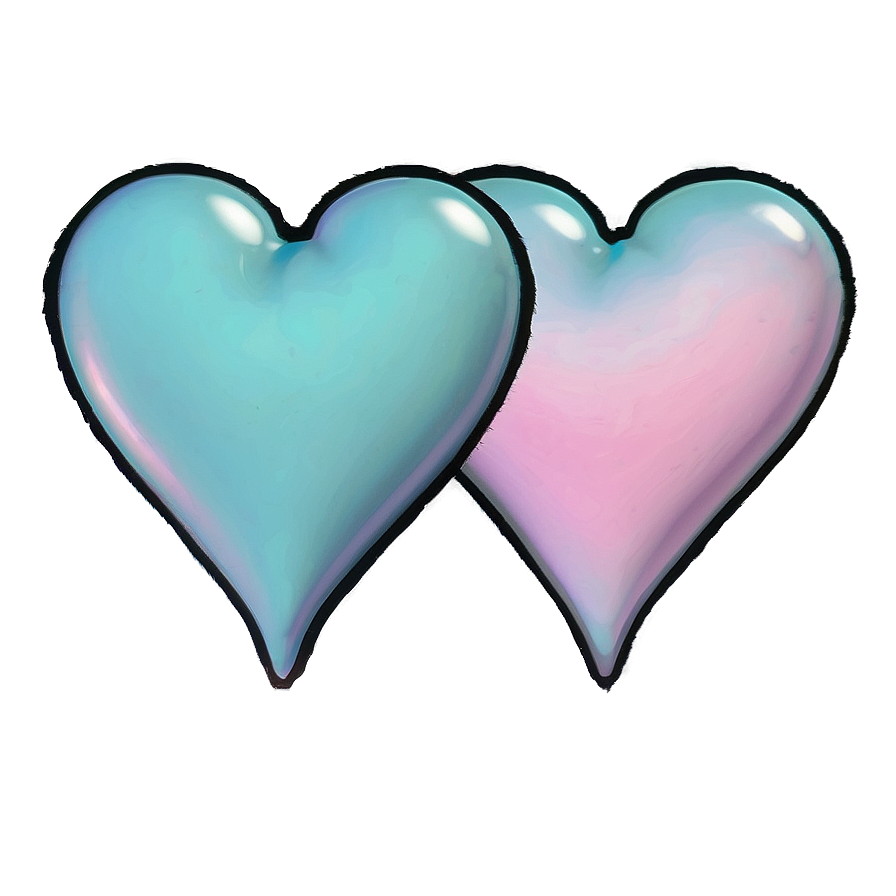 Pastel Cute Heart Png 05232024