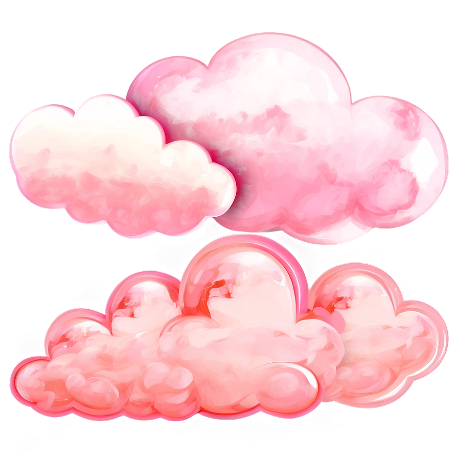 Pastel Pink Clouds Png Oxg