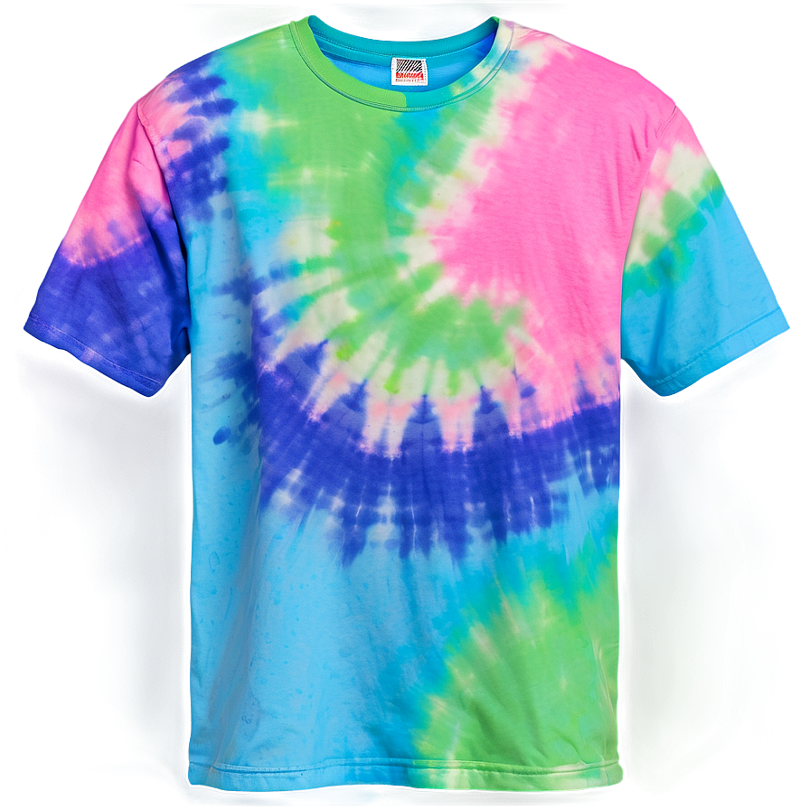 Pastel Tie Dye T-shirt Png 34