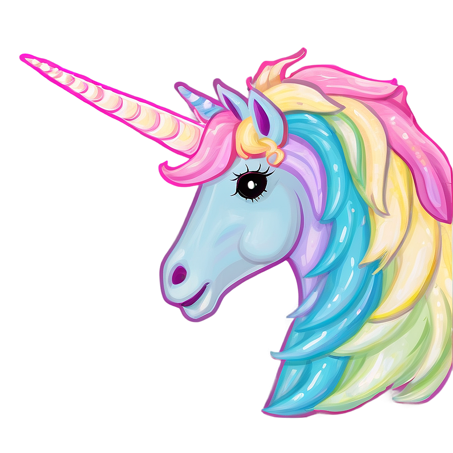 Pastel Unicorn Clipart Png 25