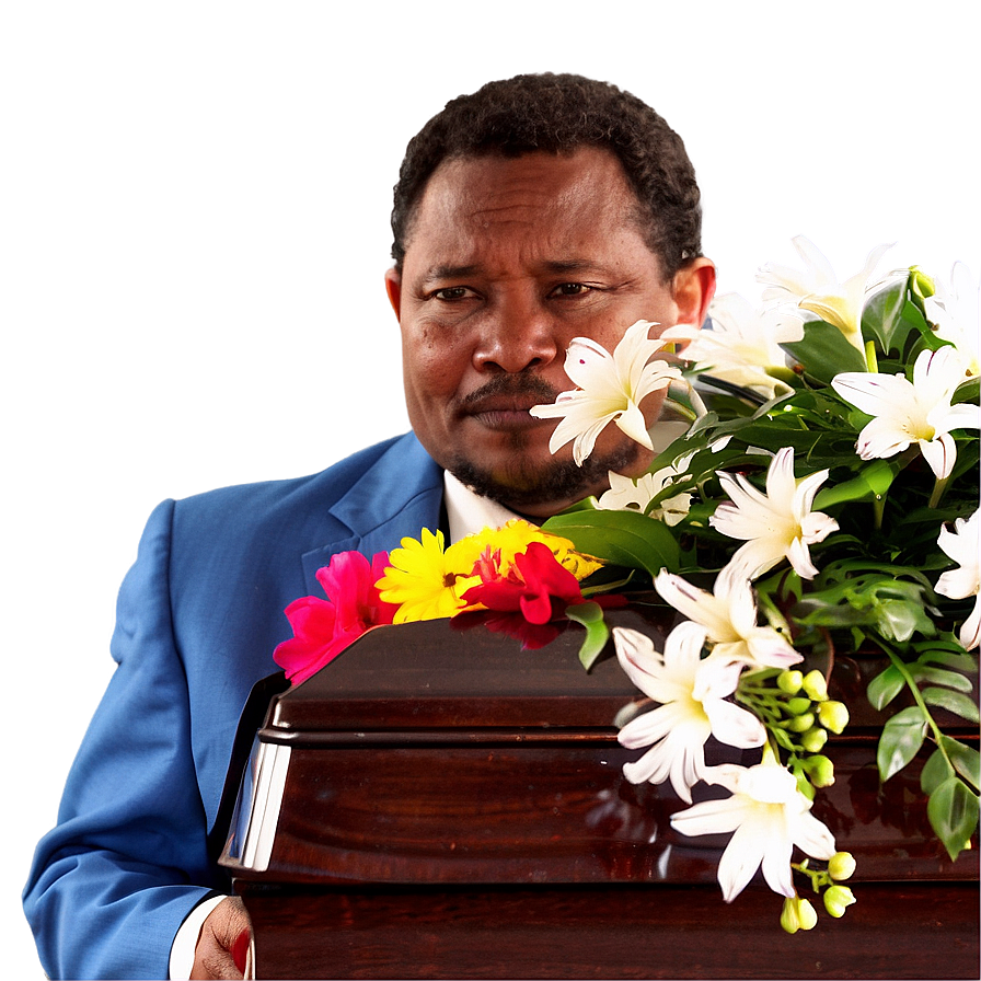 Pastor At Funeral Service Png 06272024